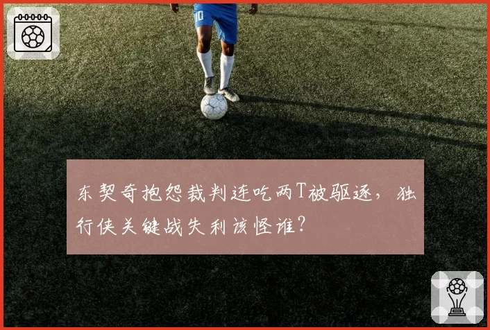 东契奇抱怨裁判连吃两T被驱逐，独行侠关键战失利该怪谁？
